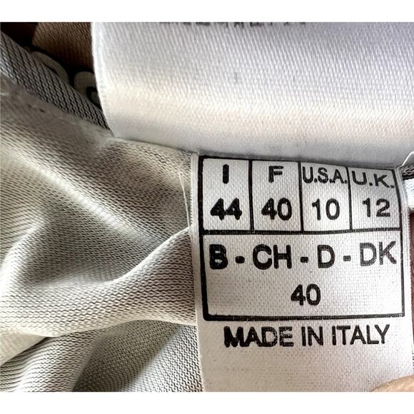 Emilio Pucci Firenze True Wrap Dress IT 44 US 10 / 12 Signature Print Made Italy - Picture 4 of 13